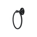 Deltana R2008-U19 Towel Ring , R-Series in Paint Black