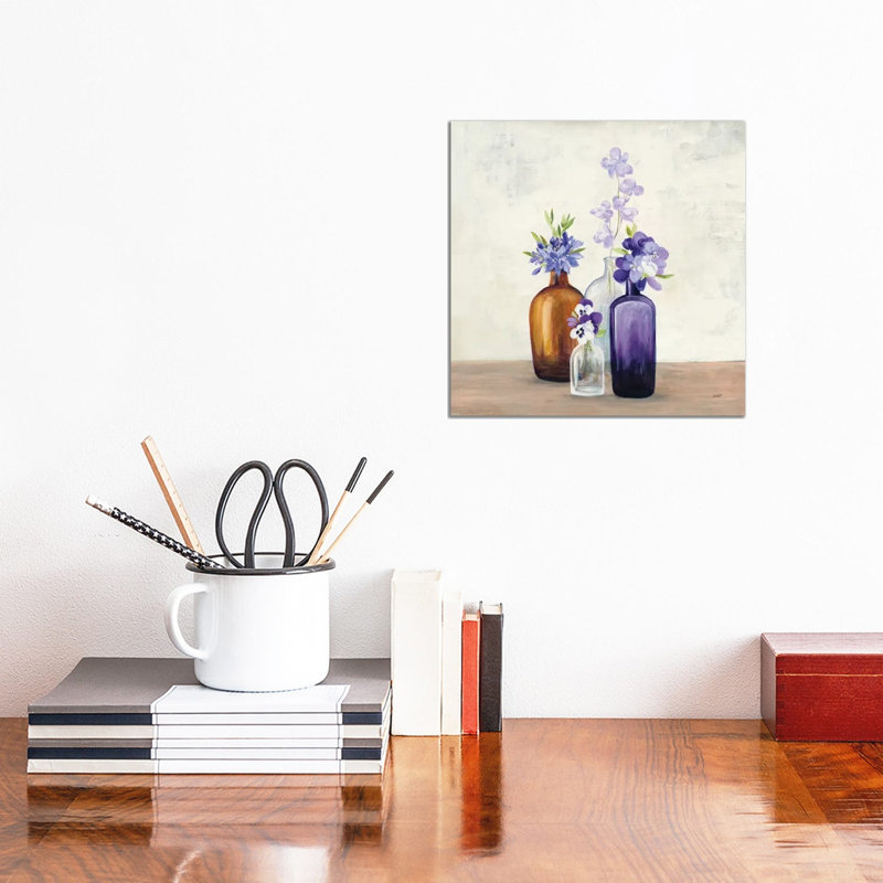 Windowsill Garden II by Julia Purinton - Wrapped Canvas Gallery-Wrapped Canvas Giclée, 30.48cm H x 30.48cm W