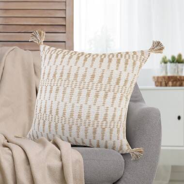 Beige and Taupe Throw Pillow Mix and Match Indoor Outdoor Cushion