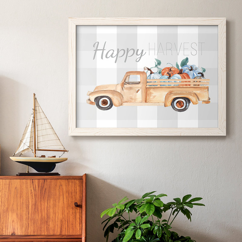 Happy Harvest I-2779032, reproduction d'art sur toile, Blanc, H 26 po x l 38 po x P 1,5 po
