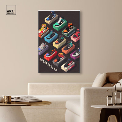 Sneaker Collection Dreams Canvas Sneakerhead Posters by Art Remedy
