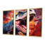 Popart Trex Dinosaur II - dinosaure, art mural-796681497-796681503