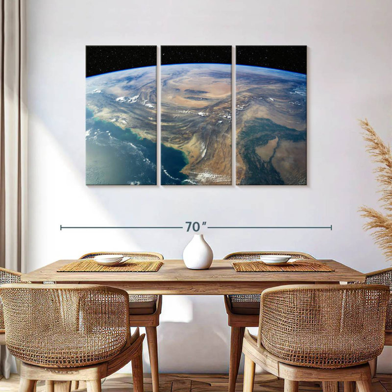 Oberle Earth, 36" H x 57" W