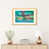 Toile avec cadre en bois beige n'est pas disponible