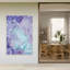Élégant art mural abstrait géométrique coloré-129153901