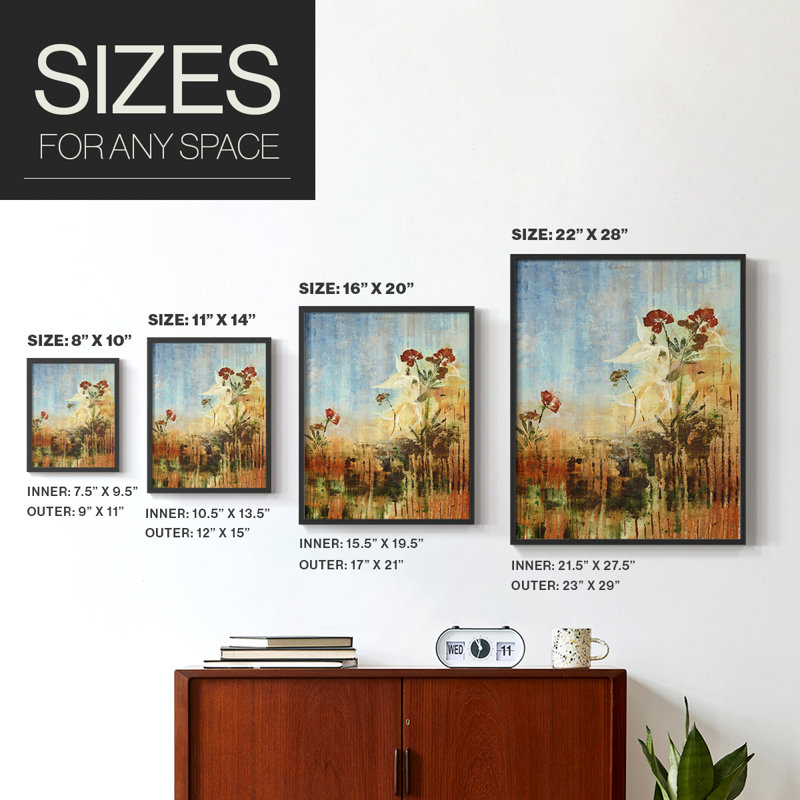 Dedicated to Spring Framed Print - Solid Wood, Black, 20" H x 16" W