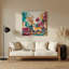 Chiens chihuahua, art mural en métal brun-601958312