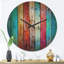 Horloge murale en bois rétro-63618671