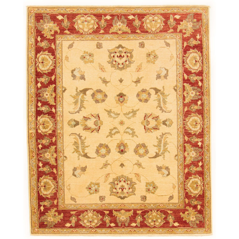 Floral Hand Woven 155cm X 193cm Area Rug