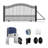 ALEKO Prague Style Iron Single Sliding Driveway Gate with Gate Opener-93987434