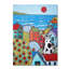 « seaside cat », reproduction d’impression sur toile tendue-21858082