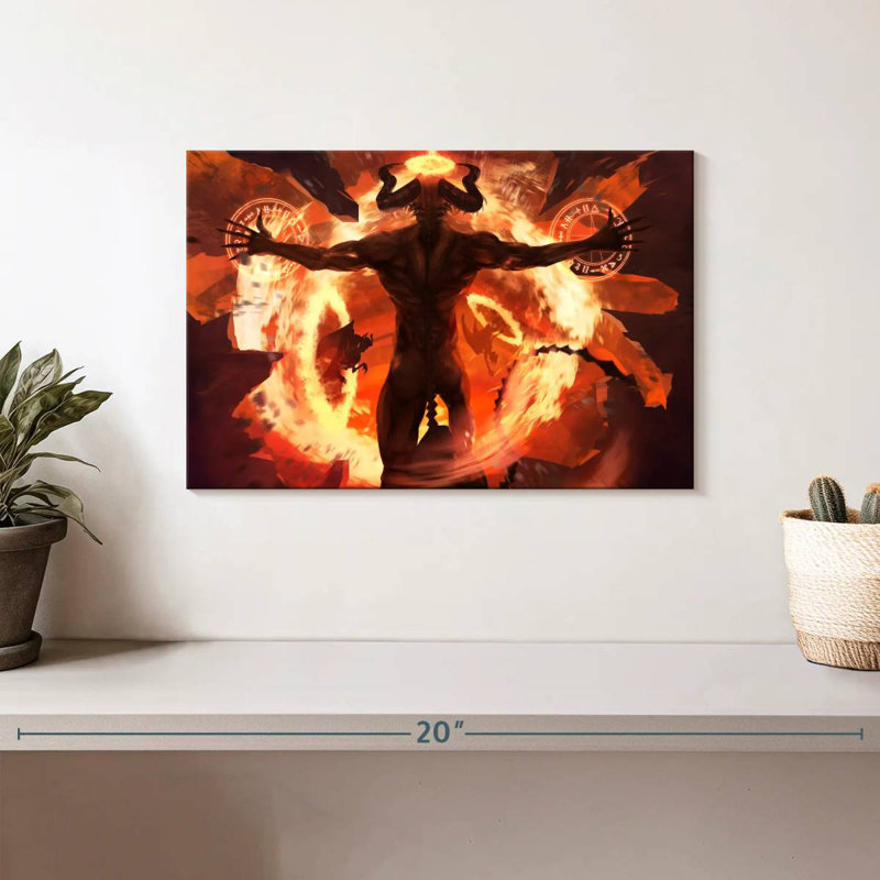 Kelan Demon, 8" H x 12" W