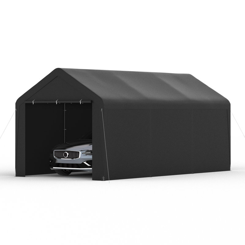 10 Ft. W x 20 Ft. D Canopy, Black
