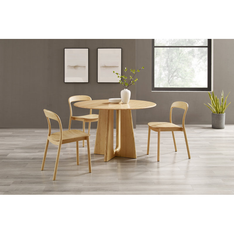 Kava 48'' Round Dining Table, Wheat