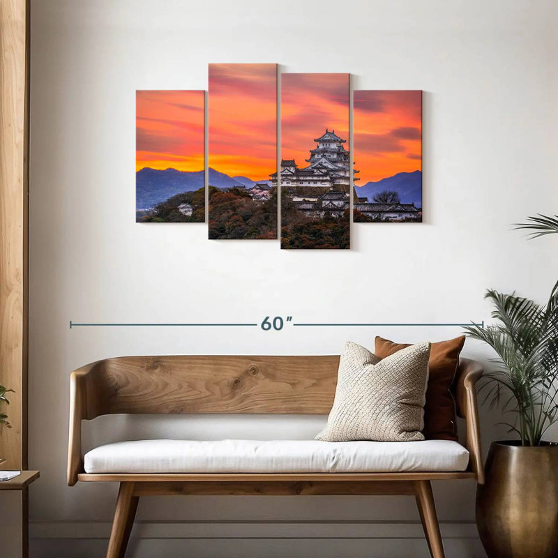 Lilie Himeji Castle Dawn, 27" H x 43" W