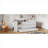 Storage-Focused Twin Size Multi-Functional Solid Pine Platform Daybed with Trundle and USB Charging in Crisp White