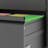 2 Drawer Steel Lateral Filing Cabinet For Home Office, High - Quality Material, Silent Opening, Adjustable Storage A4/letter/legal Documents, Lock, Quick Assembly In Black, Cold Rolled Steel, Quiet-1494995242