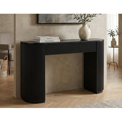 Queensbury 52" Fluted Oak Console Table