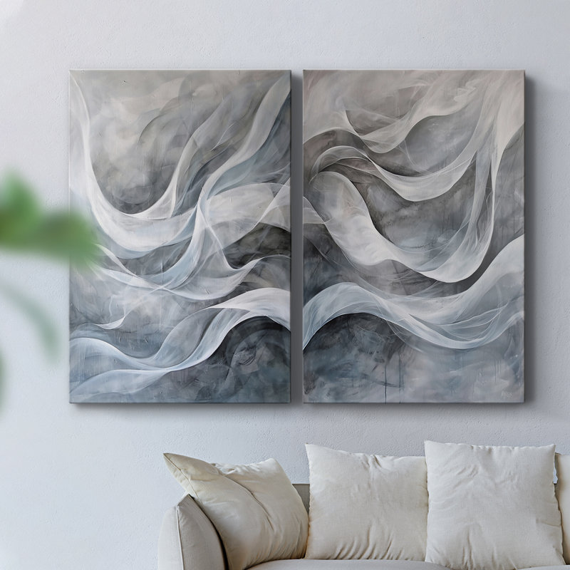 ABSTRACT Series CDLXIII-Premium Gallery Wrapped Canvas -Ready to Hang, 18" H x 24" W