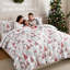 Ensemble d'édredon en duvet synthétique réversible surdimensionné Merry and Bright-102538385