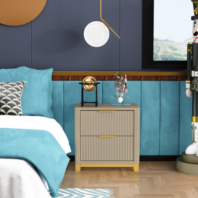 Devingo 50 cm W Bedside Table