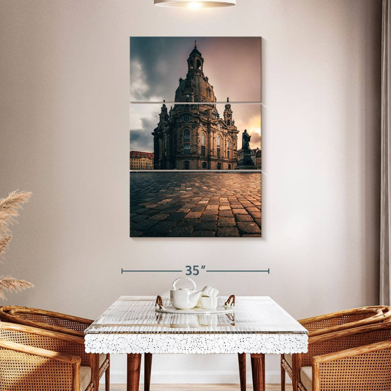 Masam Lutheran Dresden Frauenkirche, H 50 po x l 32 po