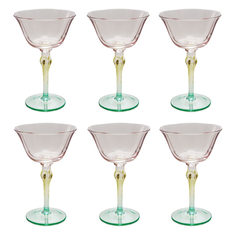 Hand-Blown Stemmed Wine Glass