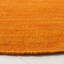 Tapis en laine / coton orange tissé à la main Brandal-1969349399