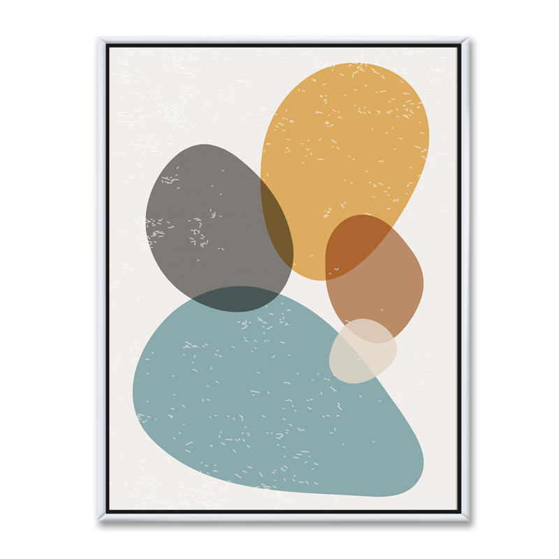 «Minimal Elementary Organic and Geometric Compostions», reproduction d'art graphique sur toile, H 20 po x l 12 po x p 1 po