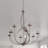 9 - Light Steel Dimmable Chandelier