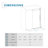 Goodyo Frameless Shower Door, 60" W X 72" H Silent Sleek Sliding Glass Door, 1/4" (6Mm) Thick Tempered Clear Glass With Easyclean Coating, Heavyduty 304 Stainless Steel, Chrome