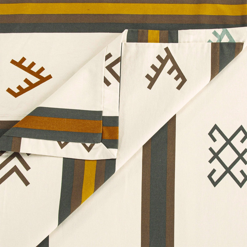 Toluca Twin Cotton Geometric Southwestern Comforter Set