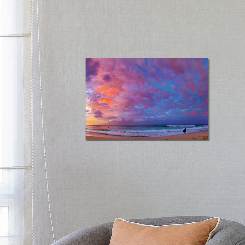 Cotton Candy Cumulous by Sean Davey - Wrapped Canvas Gallery-Wrapped Canvas Giclée, 66.04 cm H x 45.72 cm W x 1.91 cm D