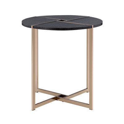 Table de bout avec pieds croisés