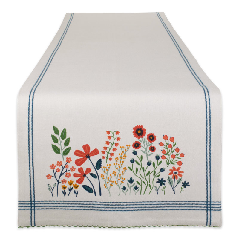 Suna Embellished Table Runner, 108" L x 14" W