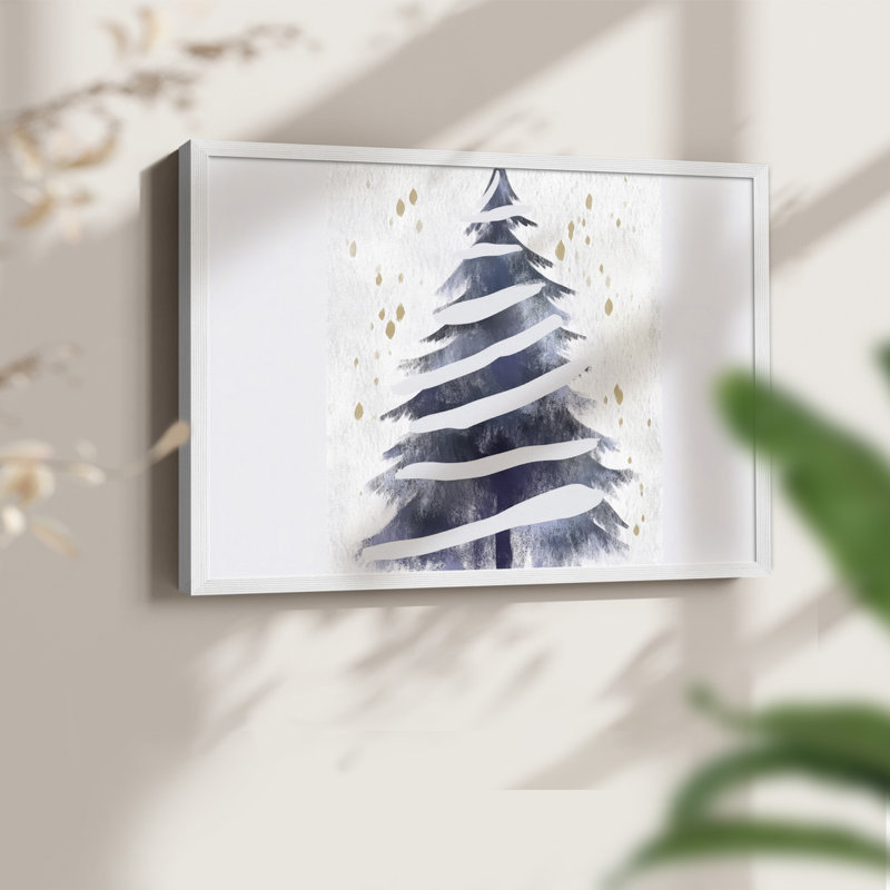 «Chirstmas Art» - DCCxxiii - reproduction encadrée, H 8 po x l 10 po, Blanc