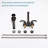Bathroom Faucet 2-Handle Oil Rubbed Bronze With Aerator, Swan Style 4-Inch Centerset Vanity Sink With Pop-Up Drain And Supply Hoses, FR4075-ORB-121292154