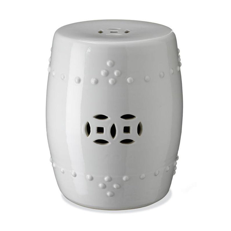 Keating Accent Stool, White