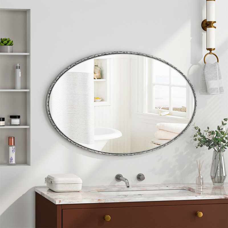 Miroir rétro Iron Art (miroir inclus seulement), Argent argent