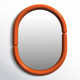 Lorinda Solid Wood Oval Wall Mirror