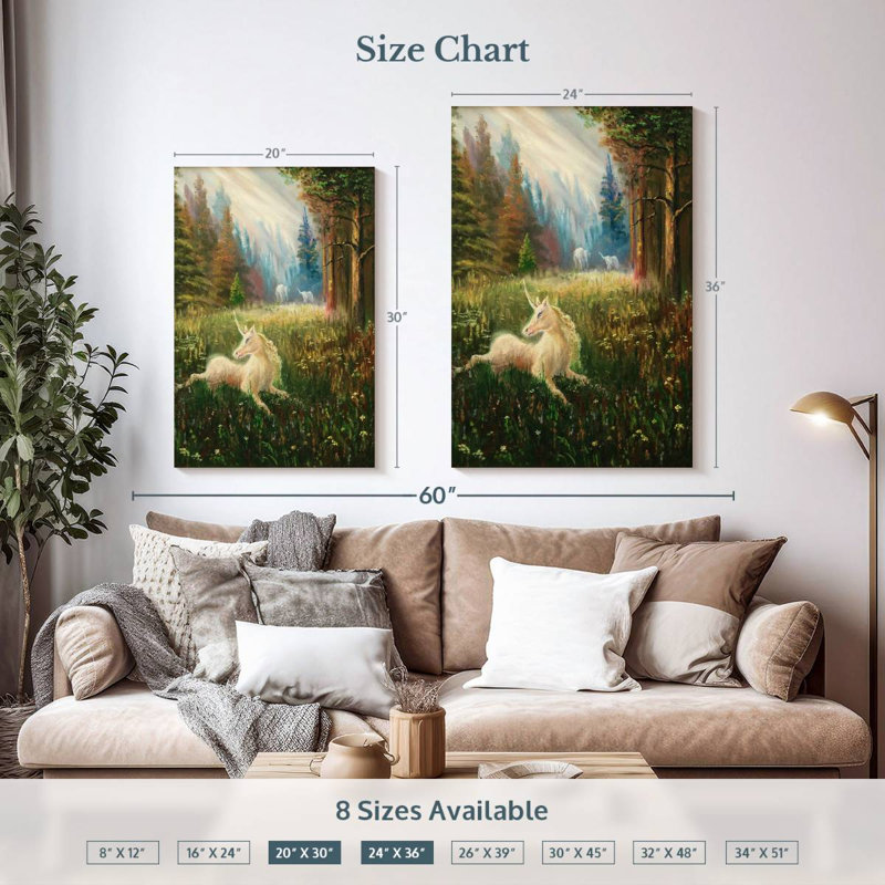 Brampt Enchanted Forest, 36" H x 24" W