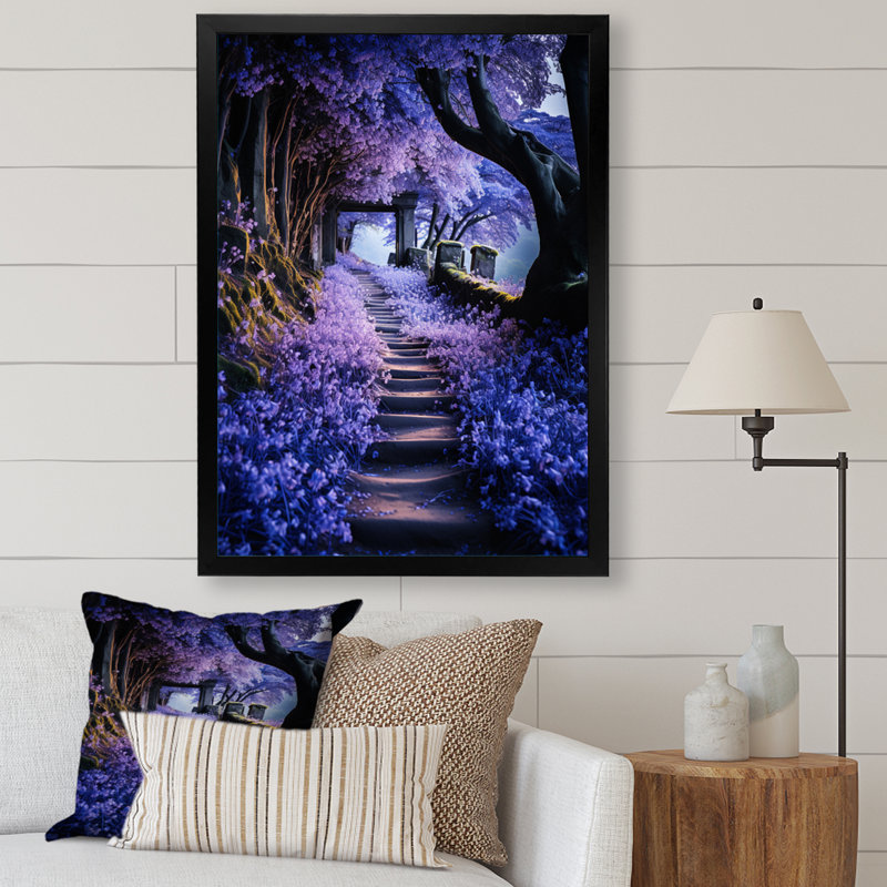 Bluebells Mystical Bluebells I - impression, Cadre photo noir, H 20 po x l 12 po x P 1 po