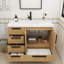 Meuble-lavabo autoportant avec tiroirs latéraux Carla-2065890035-2065889994