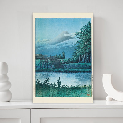 Dashiell Contemporary Art Vintage Architecture Wall Art - Wrapped Canvas Print