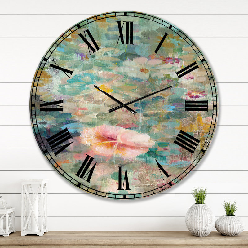 Horloge murale Flower Shower II, Grand