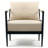 Modern Curved-Back Accent Chair With High-Density Foam Cushion– Upholstered Armchair For Living Room, Office, Or Lounge-1934679973