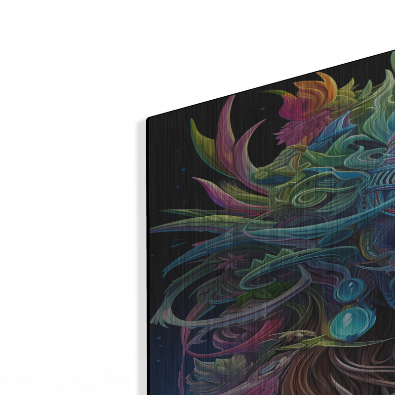 Art mural en métal Winston Porter «Dmt Art 1» par Momart, H 36 po x l 24 po