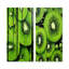 Ensemble de 2 décorations murales en métal Emerald Ensemble Kiwi-440767552