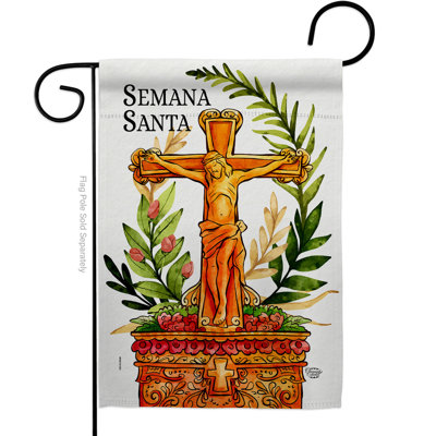 Drapeau de maison en polyester Semana Santa