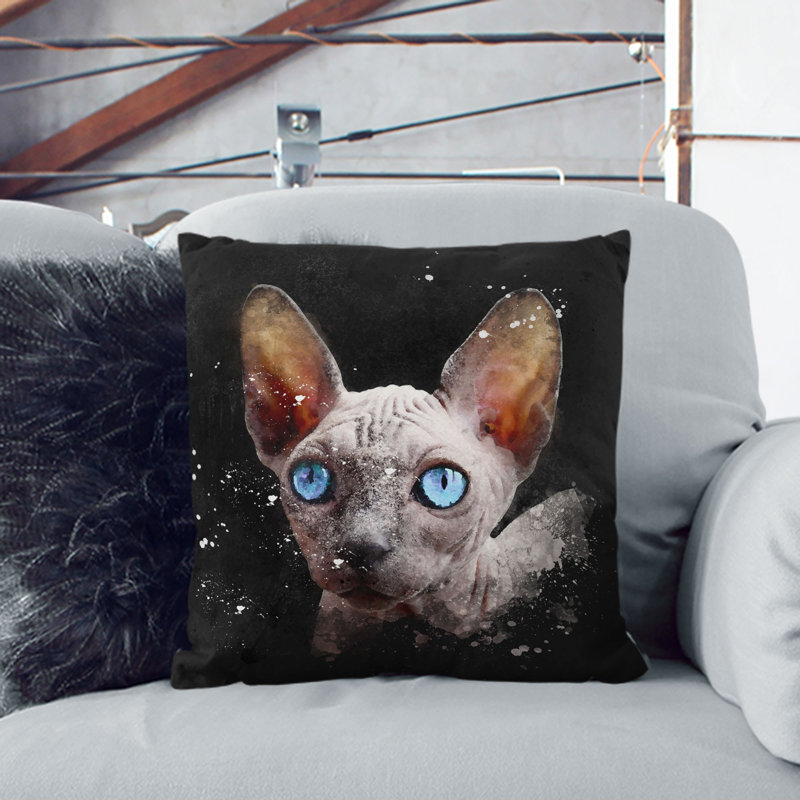 Square Throw Cushion, White, 40cm H x 40cm W x 15cm D